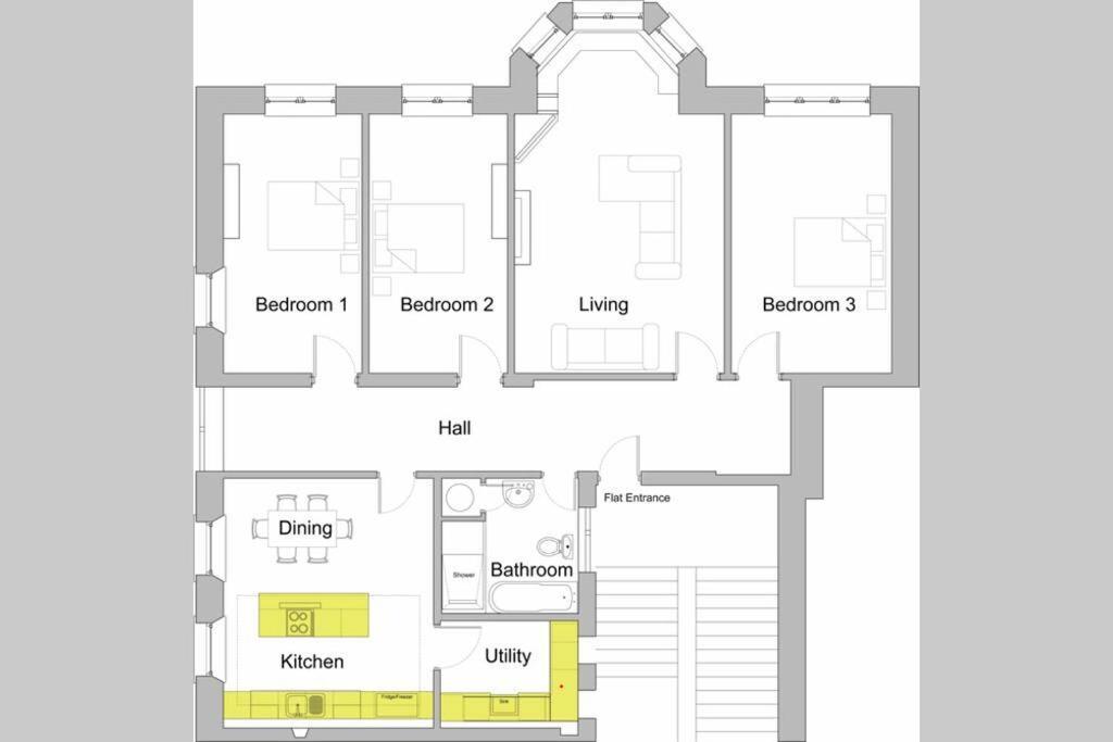 Royal Bank Flat Lejlighed Oban Eksteriør billede